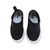 Zapatilla Pancha Zaire Unisex color negra, ideal para primeros pasos de niños y niñas.