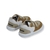 Zapatilla unisex ergonómica Belén color blanca y camel