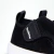 Zapatillas Otti unisex negras para primeros pasos de los bebes con suela blanca y puntera reforzada, anchas, livianas y flexibles