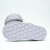 Zapatillas Otti unisex negras para primeros pasos de los bebes con suela blanca y puntera reforzada, anchas, livianas y flexibles