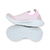 Zapatilla elastizada de lycra para niña color rosa
