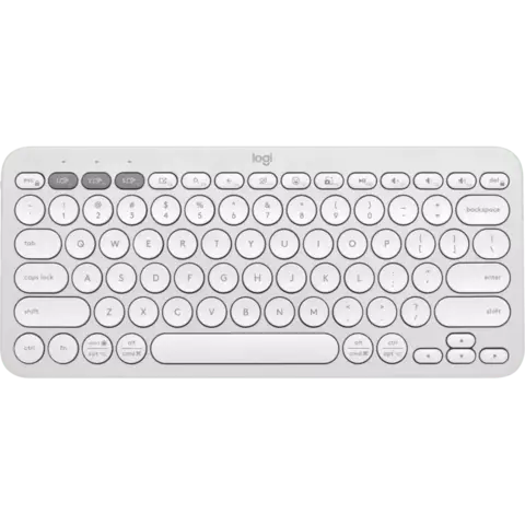 Teclado Logitech Pebble Keys 2 K380s White - Wireless