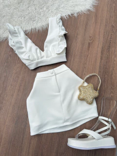 Cropped Crepe Miranda na internet