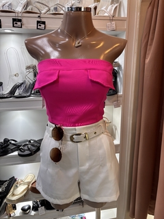 Cropped Pink Bolso - LV Moda Feminina