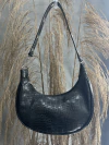 Bolsa Meia Lua Croco - comprar online