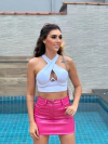 Saia Couro Bianka - comprar online