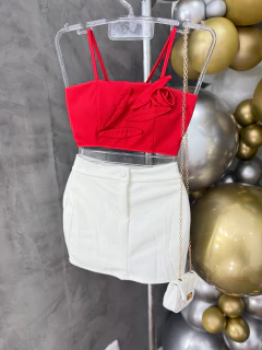 Cropped Alf Bruna Flor - comprar online