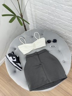 Shorts Saia Neo. Botão - LV Moda Feminina