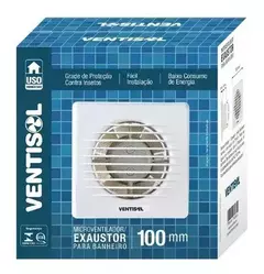 Exaustor De Banheiro Ventilador 100mm 127V Ventisol na internet
