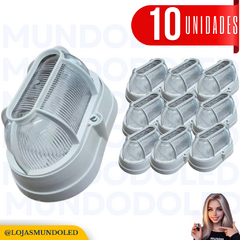 Kit 10 Luminária Arandela Tartaruga Externa Com Grade syka - comprar online
