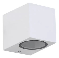 Arandela Square Quadrada Branca GU10 IP65 Galaxy - comprar online