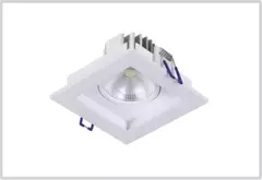 Kit 1 ou 2 Spot Luminaria Tech Led Cob1 Direcionavel Embutir Quadrado Recuada 12w 3000k Branco Quente Bivolt Startec - comprar online