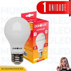 Lampada Led A60 9w 6500k Branco Frio 24v Ourolux