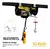 Aparejo Electrico Konan 500kg 12 Mts Elevacion Maxima 1000w Agregar a favoritos - comprar online