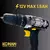 Taladro Atornillador Con Percutor 12v Konan 10mm 2 Baterias Maletin Cargador