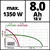 Batería Einhell Power X-change Plus De 8.0 Amp 18v - comprar online
