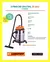 Aspiradora De tacho Lüsqtoff LA-2501M 25L plateada, naranja y negra 220V 50Hz - comprar online