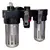 Filtro Regulador Aire Manometro 1/4'' Trampa Agua Lubricador - Casa Oada