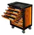 Carro Gabinete Porta Herramientas 253 Pzs Lusqtoff Racing Color Naranja - comprar online