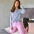 Pijama Jaia 24005 Lines Con Cartera Y Pantalón Recto - tienda online