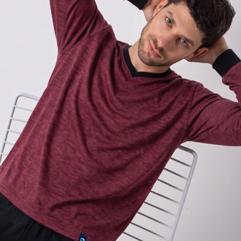 Pijama de Hombre Cuello V Tipico- 891 en internet