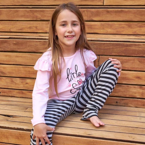 Pijama Jaia 22025 Seul Niñas Talle 4 Al 8