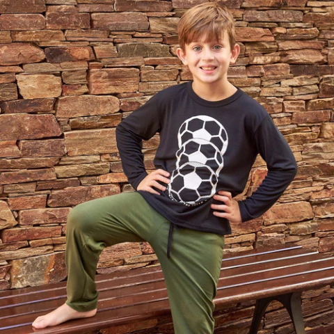 Pijama Jaia 22028 Atenas Niños Talle 4 Al 8