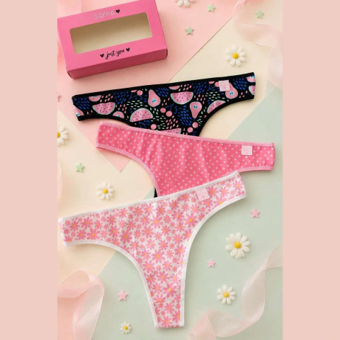 Colaless Algodón Estampada Sayka Art 10200 Pack X3