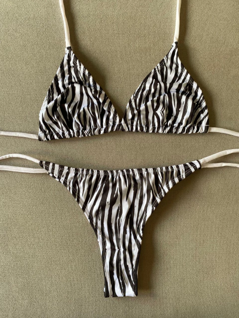 Bikini Creta Cebra - comprar online