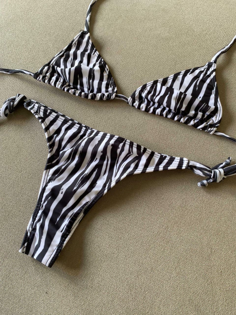 Bikini Creta Cebra Lycra gruesa - comprar online