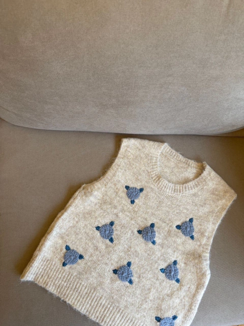 Chaleco mei blanco melange - 15% OFF con transferencia - comprar online