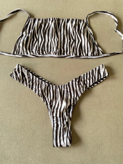 Bikini Rena Cebra - comprar online