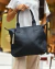 Cartera negra de mujer marca Trendy modelo 18988 con asas cortas y correa ajustable. Vasca | Top3. Resistencia Chaco. Envíos a todo el pais. Hotsale, hot sale, hotvascasale.