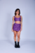 Short Saia Dubai Roxo