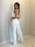 Calça wid leg barra fio - comprar online