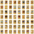 Set de 10 stickers de Carteles de One Piece - tienda en línea