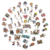 Set de 10 stickers de One Piece - tienda en línea