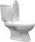 Vaso sanitário com caixa acoplada MX107 | conjunto completo | Descarga Dupla 3/6L - loja online