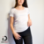 Remera Modal Blanco Para Dama - tienda online