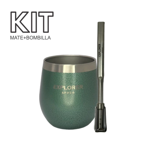 BOMBILLA B2 + MATE 193 ML VERDE