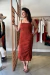 VESTIDO TEODORA - TELHA
