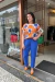 BLUSA STELLA - FUNDO LARANJA - comprar online