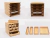 Paquete de 12 organizadores de madera - tienda en línea
