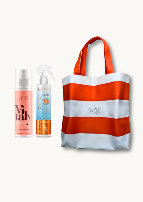 KIT VERÃO 1 VITALY + 1 BLOQUEADOR + 1 BOLSA CANVENSE - comprar online