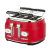 TOSTADORA RETRO WESTINGHOUSE 6 NIVELES 4 PANES ROJA - comprar online