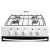 COCINA ESCORIAL MASTER CLASSIC 56CM 4 HORNALLAS BLANCO GAS NATURAL - comprar online