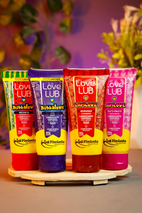 Lubrificante Íntimo Lá Pimenta 60g - Lapilove Love Lub Beijável.