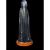 Imagem Guardião Exú Caveira com Capuz Chão de Fogo 25cm Personalizado Gesso