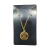 COLAR ORIXÁ BANHADO A OURO XANGÔ / PIGENTE DUPLA FACE RESINADO - comprar online