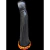 Imagem Guardião Exú Caveira com Capuz Chão de Fogo 25cm Personalizado Gesso na internet